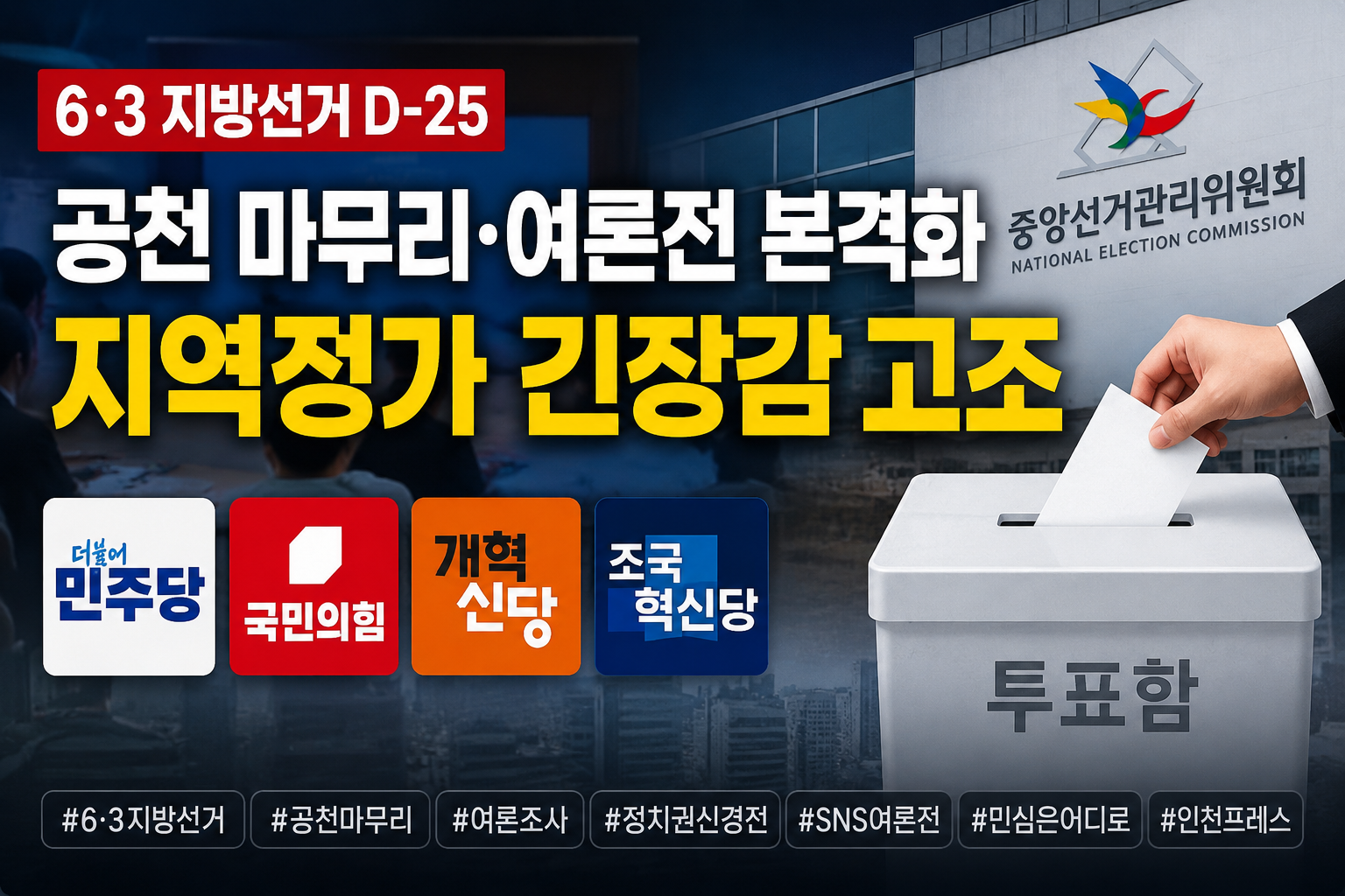 [6·3 지방선거 분위기 달아오른다]