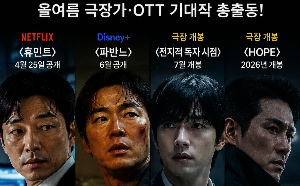 극장가·OTT 기대작 출격…올여름 콘텐츠 전쟁 본격화
